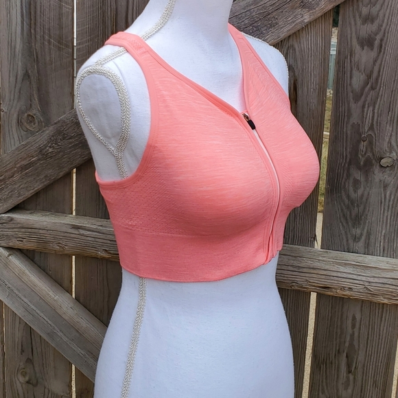 COPPER FIT Front Zip Sports Bra - Size S (NWT) - Picture 9 of 9